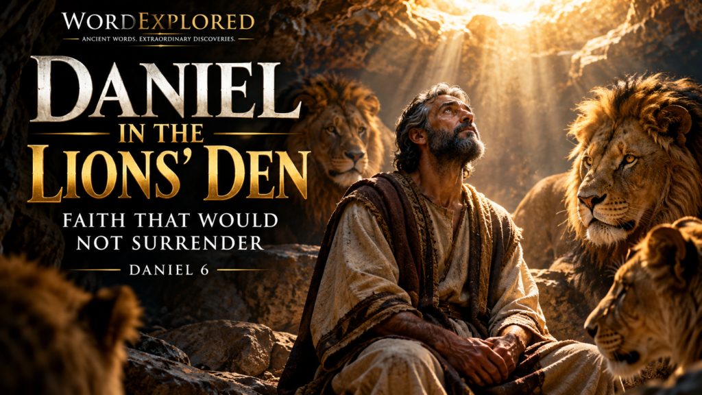 Daniel In The Lions Den