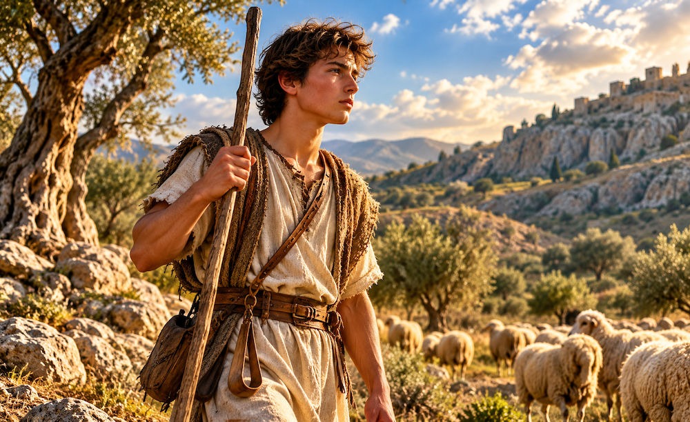 David watch his sheep